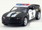 Black / Silver Kids 1:38 Police Diecast Chevrolet Camaro Toy
