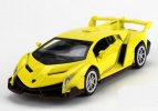 Kids 1:32 Yellow /Pink / Green / Gray Diecast Lamborghini Veneno