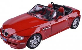 Red 1:18 Scale Bburago Diecast BMW M Roadster Model