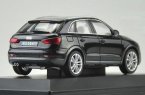 Black 1:43 Scale Diecast Audi Q3 SUV Model