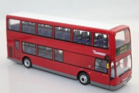 1:76 Scale Red Kids Double Decker Bus Model