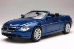 Blue 1:43 Scale Kyosho Diecast BMW 6 Series 645i Model