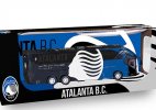 Black-Blue Atalanta B.C. Painting Kids Diecast Coach Bus Toy