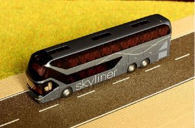 Black 1:87 Scale Neoplan Skyliner 2011 VIP Class Bus Model