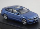 1:43 Silver /Blue /Black Kyosho Diecast BMW 4 Series Gran Model