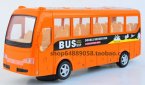 Kids Gray / Orange Plastics Electric Tour Bus Toy