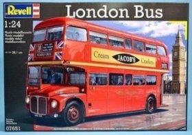 Revell 1:24 Scale Red Plastics Made Double Decker London Bus