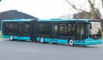 Blue 1:42 Scale Diecast Scania Articulated BRT Bus Model