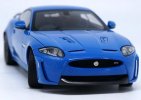 1:18 Scale Autoart Silver / Blue Diecast Jaguar XKR-S Model