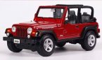 1:27 Scale Red / Black /Khaki Maisto Diecast Jeep Rubicon Model