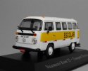 White-Yellow 1:43 IXO Diecast Volkswagen Kombi T2 Van Model