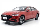 Red / Gray 1:18 Scale 2020 Diecast Hyundai Sonata Car Model