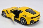 Red / Yellow 1:24 Scale Bburago Diecast Ferrari F12 TDF Model