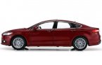 White / Red 1:18 Scale Diecast 2013 Ford New Mondeo Model