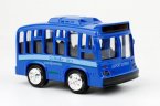 Kids White / Blue / Yellow Mini Scale Die-Cast City Bus Toy