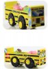 Large Scale Yellow Cartoon Design Wooden School Bus Toy