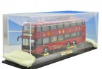 Red 1:42 Scale 12 Chinese Zodiac WUZHOULONG Double-Deck Bus