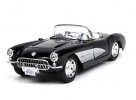 Black / Blue 1:24 Scale Maisto Diecast 1957 Chevrolet Corvette