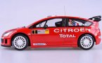 Red 1:18 Scale Autoart WRC 2004 Diecast Citroen C4 Model