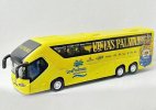 Yellow UD Las Palmas F.C. Painting Diecast Coach Bus Toy