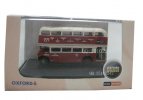 Mini 1:76 Scale Red OXFORD Brand Double Decker Bus Model