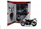 White-Blue 1:12 Scale MaiSto Assembly Diecast 2010 BMW S1000RR