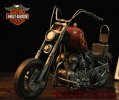 1: 8 Scale Retro Tinplate 1959 Harley Davidson Motorcycle Model