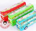 Kids Large Scale Red / Blue / Green Xiyangyang Double Decker Bus