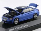 1:43 Scale Red / Blue Diecast BMW 4 Series Coupe Model