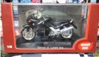 1:18 Scale Black Diecast BMW K 1200 RS Motorcycle