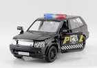 Black 1:36 Scale Kids Police Diecast Range Rover Toy