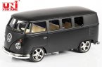 Matte Black 1:36 Scale Diecast Volkswagen T1 Bus Toy