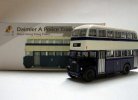 White Hong Kong Police Daimler Diecast Double Decker Bus Toy