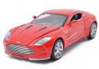 Red / White / Black Kids 1:32 Diecast Aston Martin One 77 Toy
