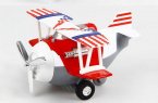 Orange / Red / Blue / Green Kids Die-Cast Biplane Toy