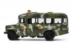 Kids Army Green Pull-Back Function Diecast Kavz Military Bus Toy