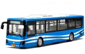 1:43 Scale Blue Diecast ShangHai Daewoo City Bus Model