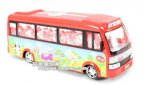 Red Cartoon Style Kids School Bus Toy