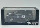 Police 1:30 Black Diecast 2018 Toyota Land Cruiser Prado Model