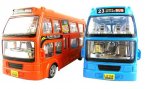 Large Scale Blue Kids Plastics Electric Double Decker Bus Toy