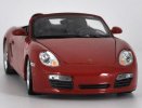 White / Red / Black 1:18 Welly Diecast Porsche Boxster S Model