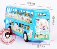 Kids Large Scale Red / Blue / Green Xiyangyang Double Decker Bus