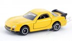 Mini Scale Tomy Tomica Yellow Diecast Mazda RX-7 Toy