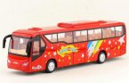 Red Kids 1:48 Scale Diecast Coach Bus Toy