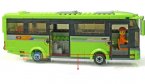 Kids Green Plastics 364 Pieces Building Blocks City Bus Toy