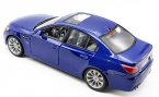 Blue / Silver 1:18 Scale Maisto Diecast BMW M5 Model