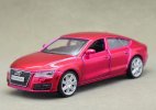Kids 1:36 Scale Blue / Red Diecast Audi A7 Toy