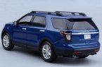 Blue / Red 1:18 Motormax Diecast 2015 Ford Explorer XLT Model
