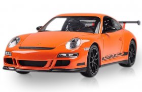 White / Green / Orange 1:18 Welly Diecast Porsche 911 GT3 RS