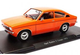 Orange 1:24 Whitebox Diecast 1973 Opel Kadett C Coupe Model